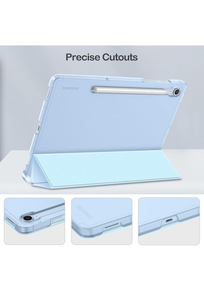 Samsung Galaxy Uyumlu Tab S10 Fe+ Plus 13.1inç Kılıf Flip Cover Kalem Bölmeli Pc Case X620 X626 Kapaklı Kılıf