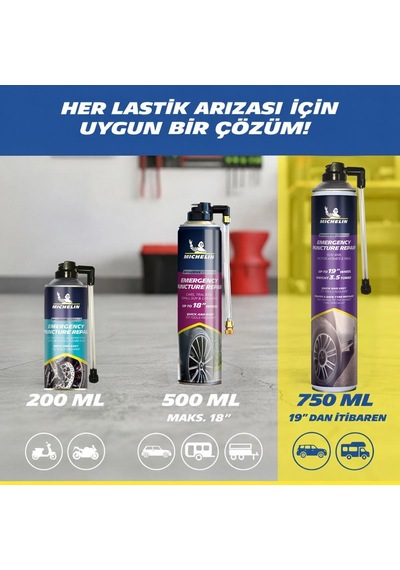 Michelin Mc35133 750ml Xl Acil Lastik Tamir Spreyi/köpüğü