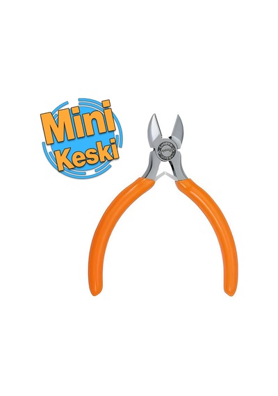 Rico Mini Yan Keski Kombine Pense Küçük Plastik Saplı 10 Cm Kargaburnu Metal 1 Adet