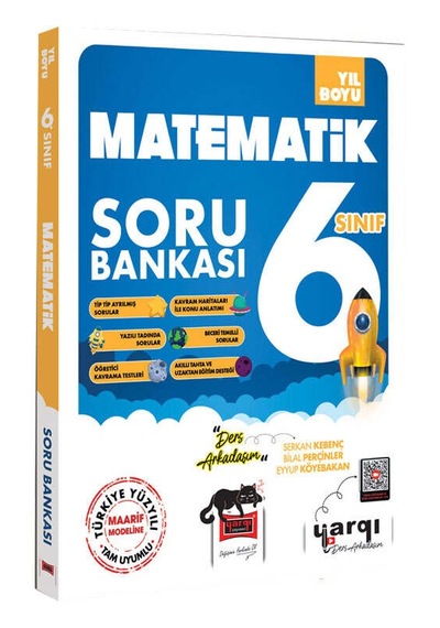 Yargı Ders Arkadaşım 6.sınıf Matematik Yıl Boyu Soru Bankası