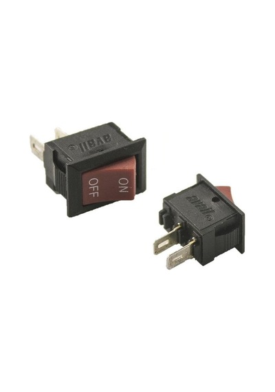 Kcd11 Mini On-Off Anahtar - Kırmızı - 5 Adet