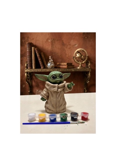 Yoda Taş Tozu Boyama Obje Heykel Boyama Aktivite Ve Hobi Seti - 904831358