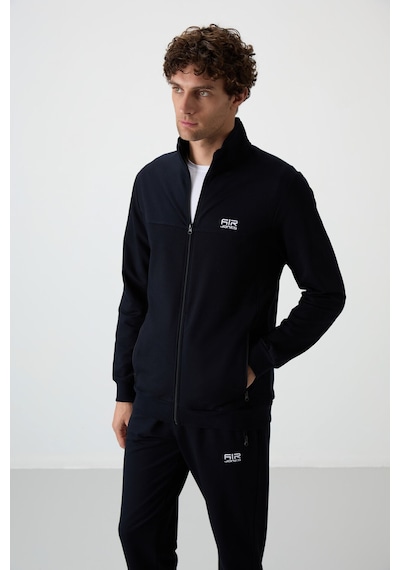 Tommy Life Troy Lacivert Standart Kalıp Erkek Eşofman Takım - 85196 Lacivert