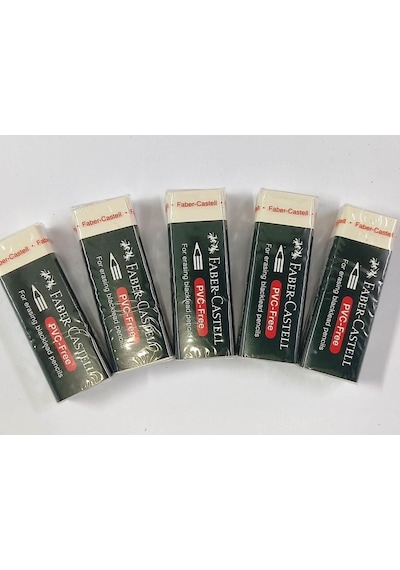 Silgi-faber-castell Büyük Boy Beyaz Silgi-5 Adet