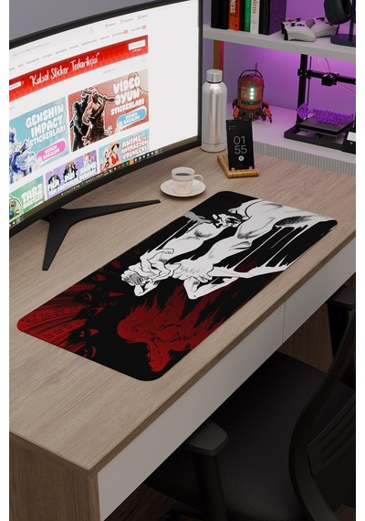 Devilman Crybaby Anime V4 - 70x30 Xl Gaming Kauçuk Kaymaz Taban Mouse Pad Fare Altlığı