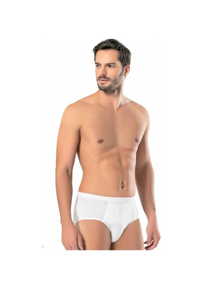Erdem Erkek Beyaz Penye Slip 3'lü