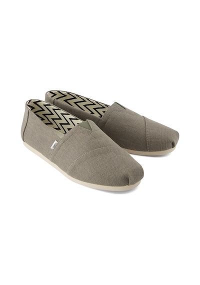 Espadril / Keten Erkek 10021903 Toms Heritage Canvas Vetiver Grey Vetiver Grey Gri