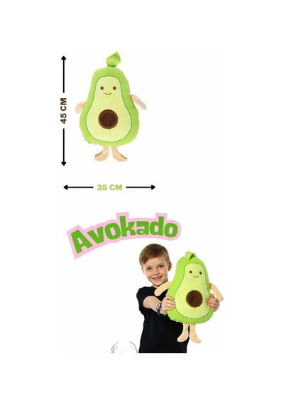 Avokado Peluş Oyuncak Yeşil