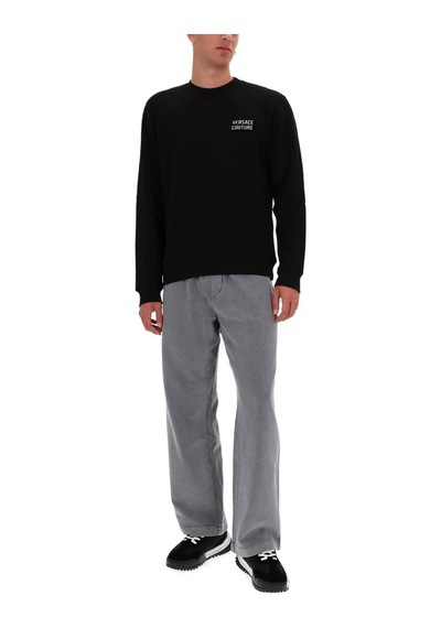Versace Jeans Couture 79gaıp02 Erkek Sweatshirt Siyah