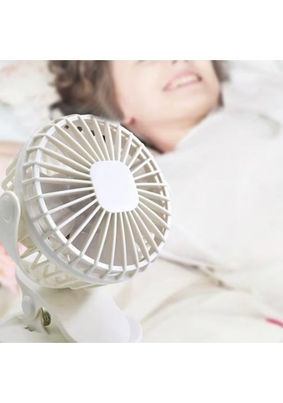3 Hız Modlu 360 Dönebilen Klipsli Usb Şarjlı Mini Fan