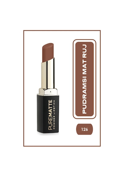 Pure Matte Powder Lipstick No:126 - Pudramsı Mat Ruj 126