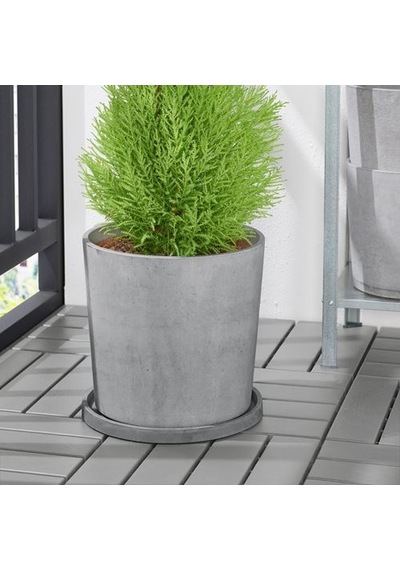 Ikea Boysenbär Saksı Altlığı, Açık Gri, 27 Cm