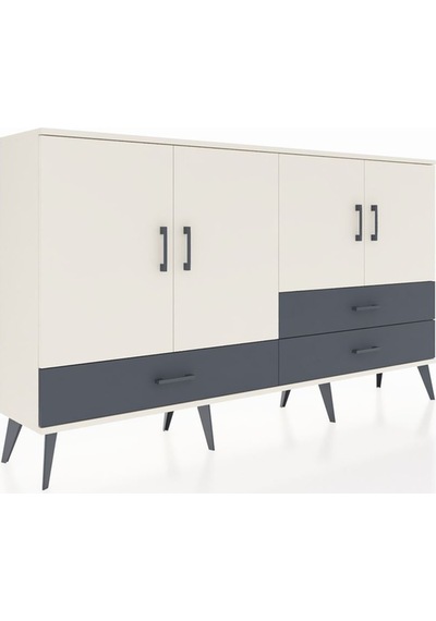 Arges Konsol 5 Raflı 3 Çekmeceli 4 Kapaklı 176x30x99 Aytaşı-aytaş Aytaşı-aytaşı/antrasit Arges Konsol 5 Raflı 3 Çekmeceli 4 Kapaklı 176x30x99 Aytaşı-aytaş Aytaşı-aytaşı/antrasit