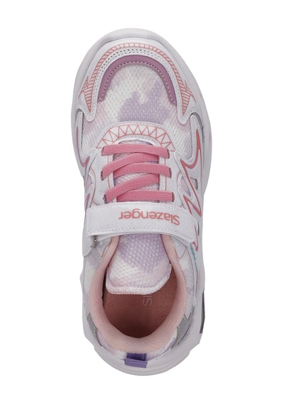 Slazenger KYRIE Çocuk Cırt Cırtlı Beyaz / Pembe Günlük Spor Ayakkabısı