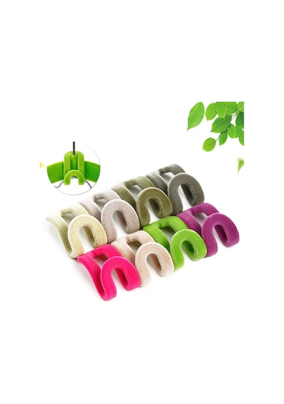 10 Pcs Mini Akıllı Giysiler Askı Kolay Hook Dolap Organizatörü Ev Malzemeleri Çok Renkli