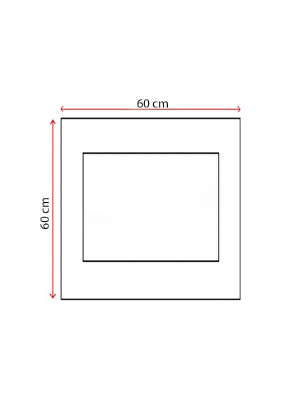 %100 Pamuk 60x60 Banyo Paspası Çok Renkli