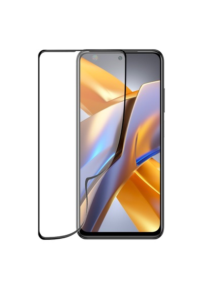 Xiaomi Uyumlu Redmi Poco M5s Tam Kaplayan Fiber Nano Ekran Koruyucu Cam