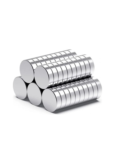Lb 10 Adet 10x2mm Yuvarlak Neodyum Mıknatıs Güçlü Magnet Nikel Kaplamalı Çok Renkli