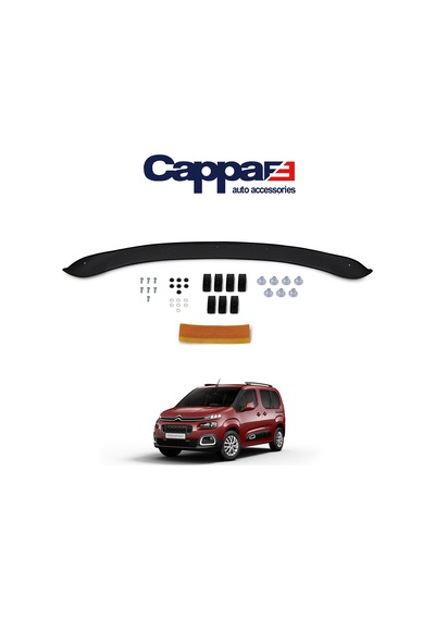 Cappafe Citroen Berlingo Ön Kaput Koruma Rüzgarlık 4Mm Abs 2019