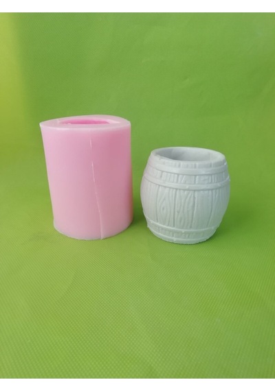 Fıçı Saksı Silikon Kalıp