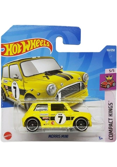 Hot Wheels - Morris Mini - Compact Kings 5/5 - Hcy07 - Treasure Hunt Th - 2022 Sarı