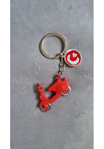 Motor Anahtarlık Kırmızı