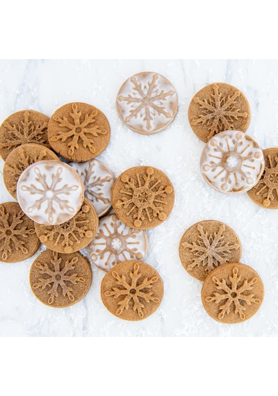Nordicware Kar Taneleri Kurabiye Baskı Pulları