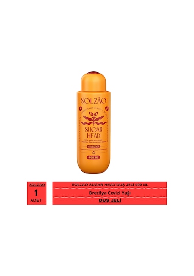 Solzao Sugar Head Brezilya Cevizi Yağı Duş Jeli 400 Ml Diğer