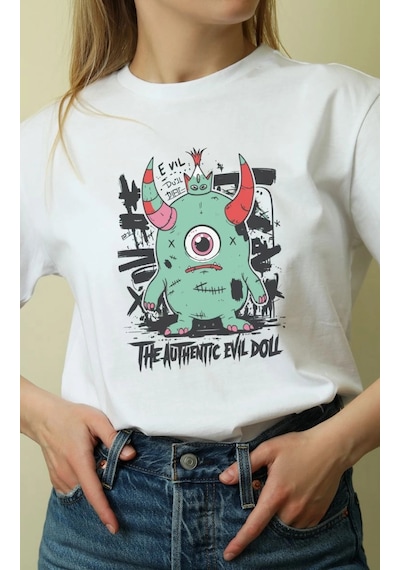 Freedom Storee Unisex Oversize 24/1 Penye Dtf Baskılı Tişört - Dtf165 Çok Renkli