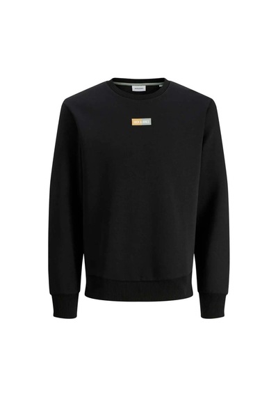 Jack & Jones Jack&jones 12310759 Jjpan Sweat Crew Neck Smu Black Onyx Erkek Sweatshirt Siyah