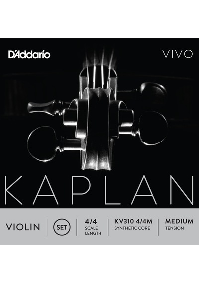 Daddarıo Kv310 4/4m Keman Tel Seti, Kaplan Vıvo, 4/4 Scale, Medıum Ten