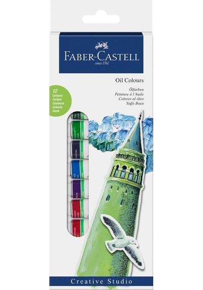 Faber Castell Creatıve 12 Renk Tüp Yağlı Boya 169502