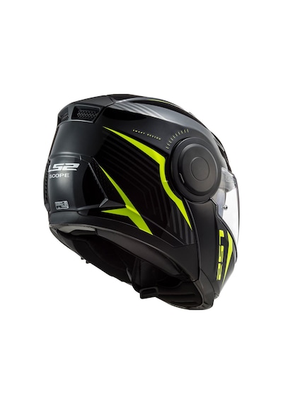 LS2 Scope Skid Siyah-Neon Sarı Kask