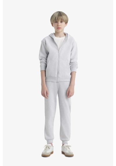 Defacto Erkek Çocuk Beli Lastikli Jogger Eşofman Altı K8846a625augr400 Gri