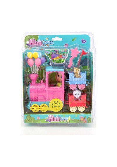 Mey İthalat 53822 Trenli Balonlu Mini Bebek
