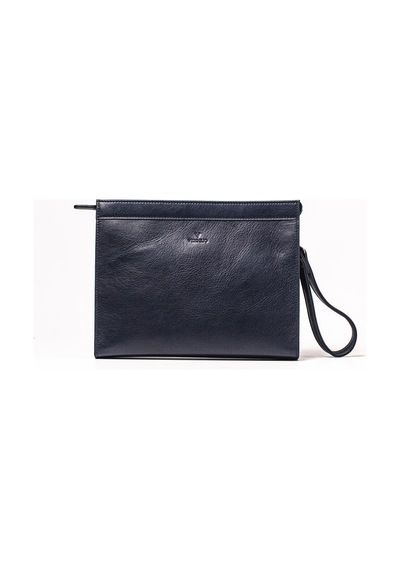 Navy El Çantası Erkek Diğer 4297 Vergelio Purse Matte Crystal Clutch Bag Mavi