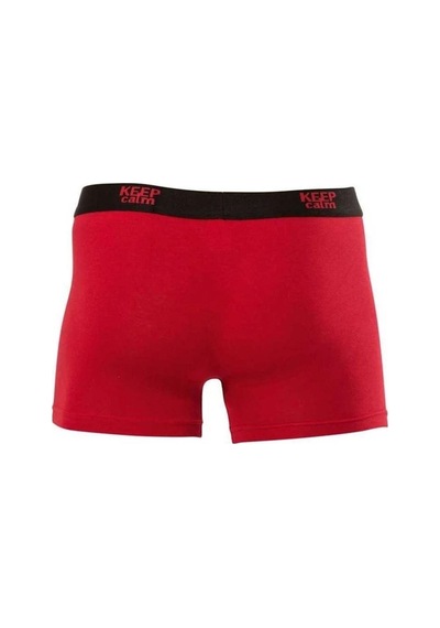 5 Adet Modal Rahat Erkek Boxer %47 Pamuk %47 Modal %6 Likra Bordo 001