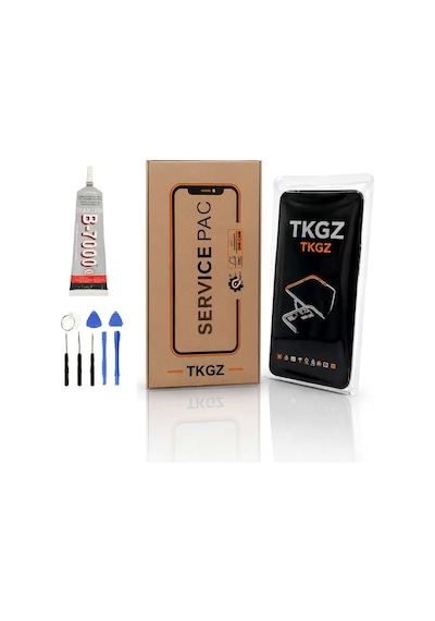 Tkgz - Honor X60 Pro Uyumlu Servicepack Lcd Ekran Dokunmatik + B-7000 + Tamir Kiti