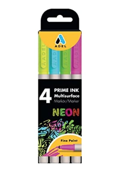 Multisurface 4'lü Neon Markör Genel