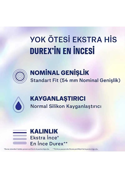 Durex Yok Ötesi Ekstra His 10'lu Paket