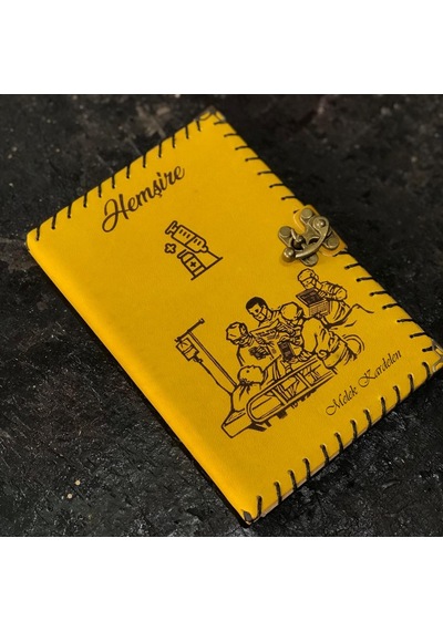 Hemşireye İsme Özel Deri Defter