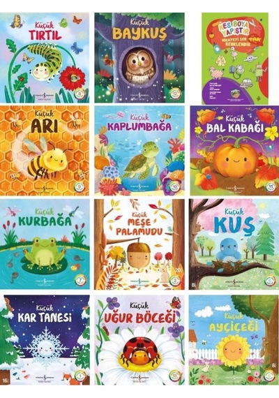 Kes Boya Yapıştır Kitabı Hediyeli - İş Kültür 11 Kitap Set Doğanın Eşsiz Hikayeleri