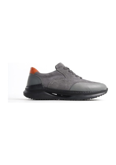 Mubiano Hakiki Deri Mbkry301-gr Erkek Gri Sneaker & Spor Ayakkabı Gri