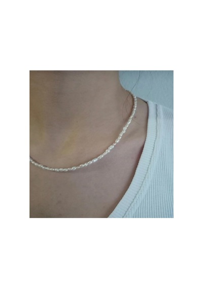 1/2 Mm Gerçek Doğal Tatlı Su Arpa İnci Krem Krem