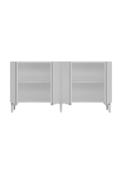 Ka1598bs Anka Konsol Ve Tv Sehpası Beyaz-silver 150cm