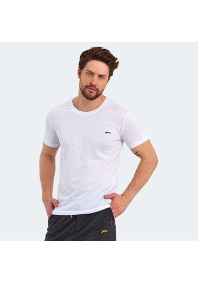 Slazenger SANDER KTN 3 lü Set Erkek  Beyaz - Lacivert - Haki Tişört