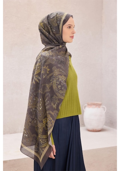 Belli Fresh Vual Şal 75 X 200 - 1468 Koyu Kahve