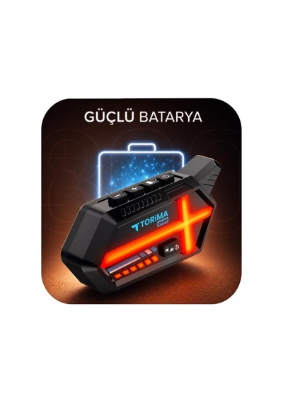 Torima Bt26 2x Eşlemeli Motosiklet Için Kask Kulaklık Işıklı Intercom