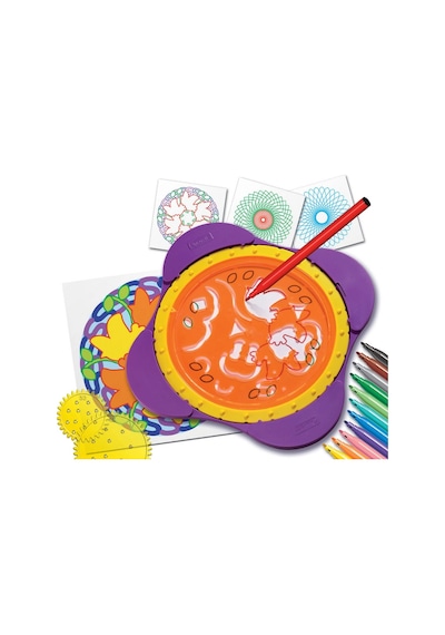 Quercetti Spirograf Mandala Seti 20 Parça Geometrik Çizim Şablonlu Çocuk Eğitim Oyuncak
