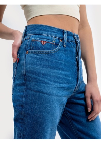 LOFT Straight Regular Fit Kadın Pantolon Lf2036175 Q1.v1 Denim